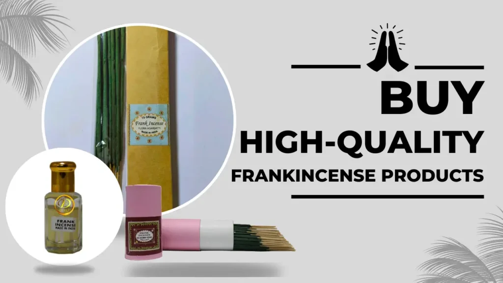 Frankincense incense products