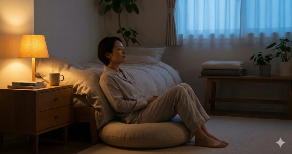 A Soothing Night Ritual to Ease Restless Thoughts