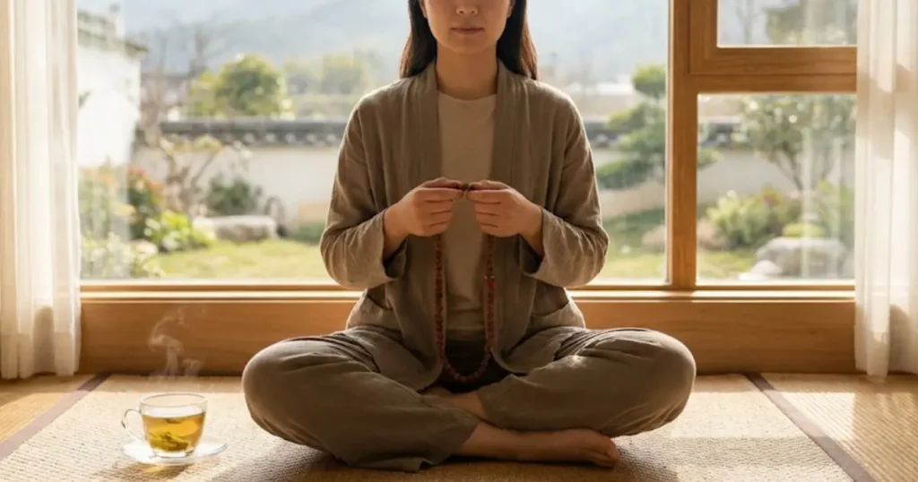 Benefits of 108 Beads Rudraksha Mala and the Sacred Meaning of 108 Beads 4 Calming Effect of Rudraksha Beads on the Mind and Emotions